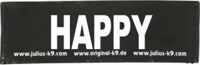 Julius-K9 label - Happy