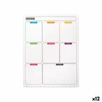 Magneten Pincello 424 Wit 33,5 x 48 x 0,5 cm Koelkast A3 (12 Stuks)