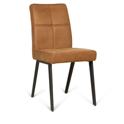 Eetkamerstoel (4 poten) Jaxx - Otis Cognac Eetkamerstoel (4 poten) Jaxx - Otis Cognac