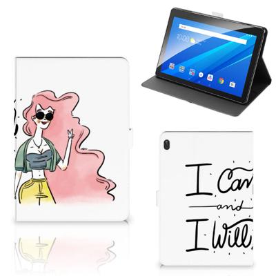 Lenovo Tab E10 Hippe Tablet Hoes i Can