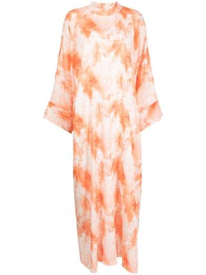 Bambah caftan à col montant - Orange