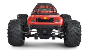 Amewi Daphoenodon Rood Brushed 1:12 RC auto Elektro Monstertruck 4WD RTR 2,4 GHz Incl. accu en lader, Met lichteffect