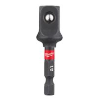 Milwaukee SchockWave™ Krachtdop Adapter ¼" Zeskant - ½" Vierkant - 4932478803