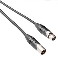 Amphenol XLR, M/F, 9m audio kabel XLR (3-pin) Zwart - thumbnail