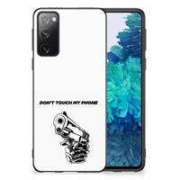 Samsung Galaxy S20 | TPU Hoesje | Gun Don&apos;t Touch My Phone