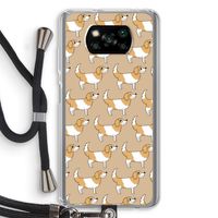 Doggy: Xiaomi Poco X3 Pro Transparant Hoesje met koord
