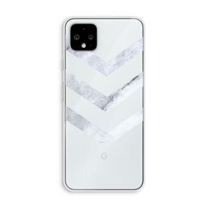 Marmeren pijlen: Pixel 4 XL Transparant Hoesje