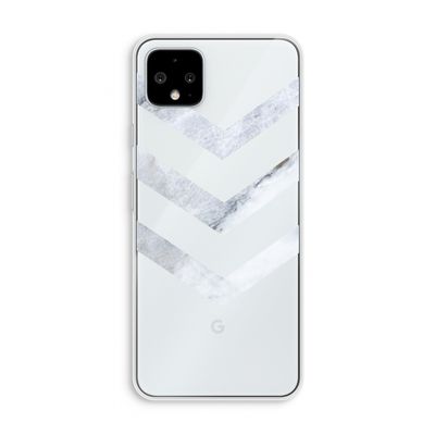 Marmeren pijlen: Pixel 4 XL Transparant Hoesje