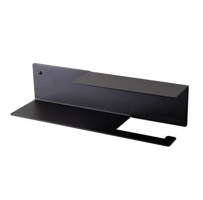 LIROdesign WC-rolhouder Stockholm zwart 370 mm - per stuk