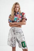 Korte broek met pailletten Johnson Hartig - MATERIAL FINISHES - S