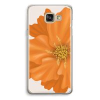 Orange Ellila flower: Samsung Galaxy A5 (2016) Transparant Hoesje