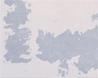 Kunstdruk Game of Thrones Westeros 40x50cm