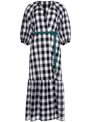 ERES Geruite midi-jurk - Zwart ERES Geruite midi-jurk - Zwart