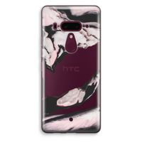 Roze stroom: HTC U12+ Transparant Hoesje