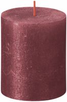 Bolsius shimmer rustiekkaars 80/68 rood