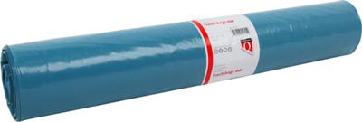 Extra stevige blauwe afvalzak LDPE T50 160L 20 stuks Quantore