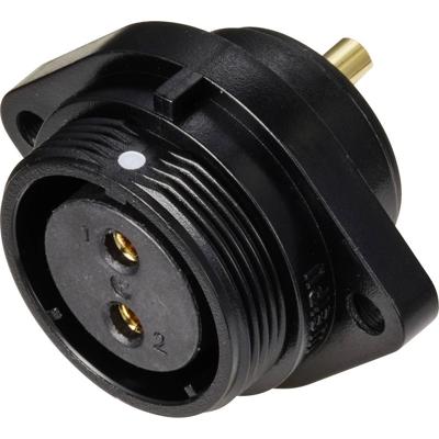 Weipu SP2113 / S 2 Ronde connector Bus, inbouw Totaal aantal polen: 2 Serie (ronde connectoren): SP21 1 stuk(s)