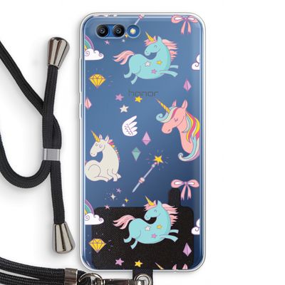 Fantasiewereld: Honor 10 Transparant Hoesje met koord