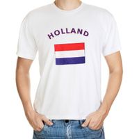 Wit t-shirt Holland heren 2XL  -