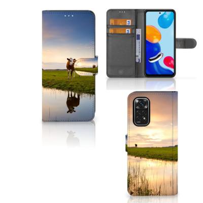 Xiaomi Redmi Note 11/11S | Telefoonhoesje | Met pasjeshouder | Koe