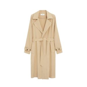Mango trenchcoat lichtbeige