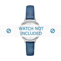 Michael Kors horlogeband MK2661 Croco leder Blauw 14mm - thumbnail