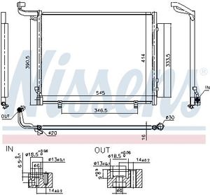 Condensor, airconditioning 941093
