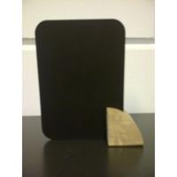 Krijtbordje A6 met eiken blokje 60x60x30