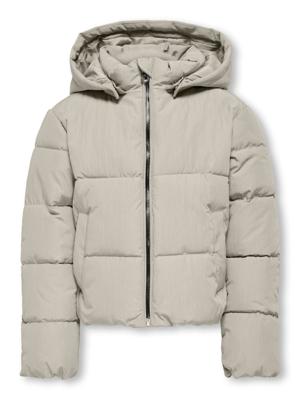 Kids ONLY winter winterjas meisjes - grijs - KogDolly - puffer