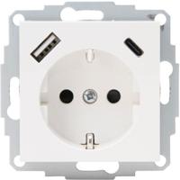 Enzo kopp hk07 wit inbouw stopcontact | ra + usb +usb-c - 4622116