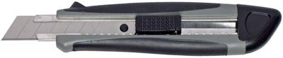MAUL cutter Softgrip met rem, 18 mm, grijs