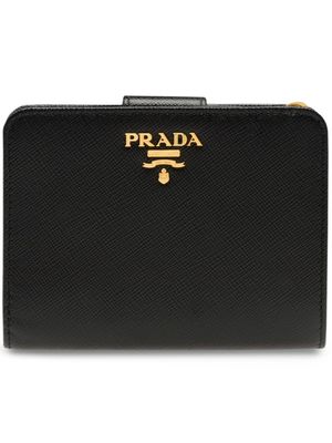 Prada porte-monnaie zippé - Noir