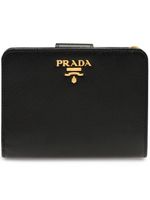 Prada porte-monnaie zippé - Noir