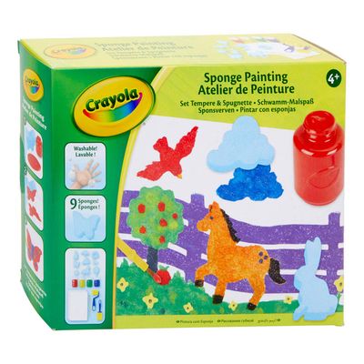 Crayola knutselset schilderen met spons