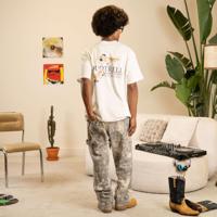 Quotrell Heron T-shirt Th42541 Print T-shirts 8746 Off White/red Quotrell Heron T-shirt Th42541 Print T-shirts 8746 Off White/red