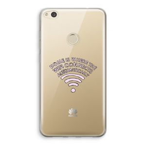 Home Is Where The Wifi Is: Huawei Ascend P8 Lite (2017) Transparant Hoesje