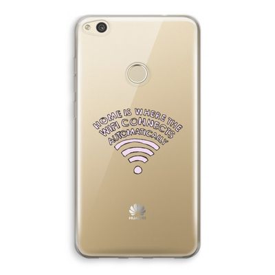 Home Is Where The Wifi Is: Huawei Ascend P8 Lite (2017) Transparant Hoesje