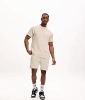 Malelions Signature Waffle Short Mm2-ss25-34 Korte Broeken 120 Beige