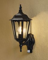 Wandlamp sensor Firenze Vicchio zwart buitenlamp Konstsmide 7236-750 staand