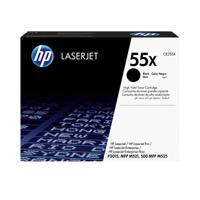 HP 55X originele high-capacity zwarte LaserJet tonercartridge