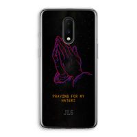 Praying For My Haters: OnePlus 7 Transparant Hoesje
