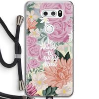 Kindness matters: LG V30 Transparant Hoesje met koord