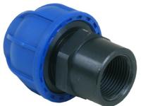 Alusic Aluminium koppeling ø32mm - 1" binnendraad