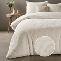 Dekbedovertrek Rabbit Fur Luxe & Patroon 200x200 Cm Groen Verwarmend Sleeptime - Dekbed-Discounter.nl