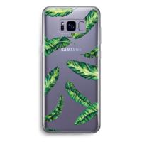 Lange bladeren: Samsung Galaxy S8 Plus Transparant Hoesje - thumbnail