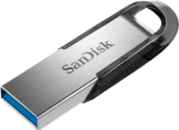 SanDisk ULTRA FLAIR USB flash drive 128 GB USB Type-A 3.2 Gen 1 (3.1 Gen 1) Zwart, Zilver - thumbnail