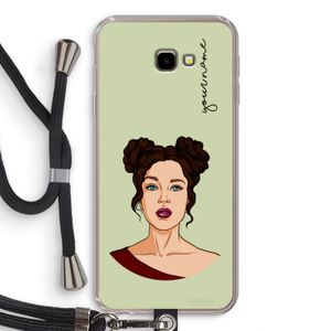 Pop-Art Creator: Samsung Galaxy J4 Plus Transparant Hoesje met koord