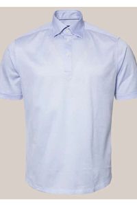 ETON Slim Fit Polo shirt Korte mouw lichtblauw