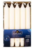 Gouda Kroonkaarsen Ivoor 200/24