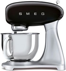 SMEG Keukenmachine - 800 W - zwart - 4.8 liter - SMF02BLEU